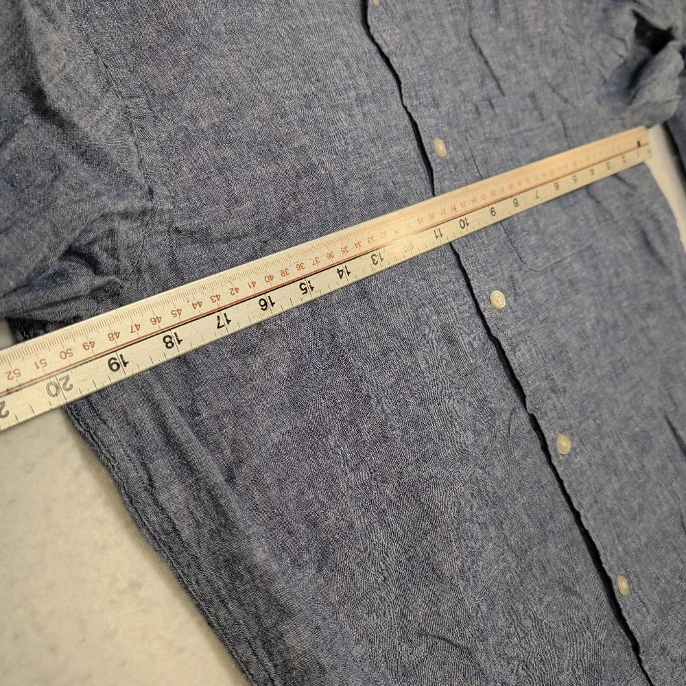 Men's Banana Republic Blue Casual Button Down Shirt M